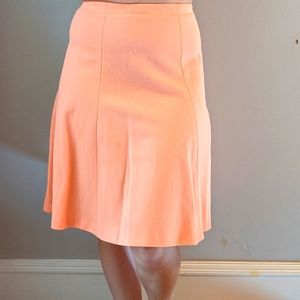 Pastel orange stretch vintage skirt
